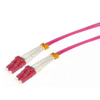 Glasvezelkabel Tecline 798LL00 LC OM4 0,5 m roze violet
