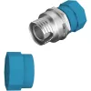 Glasvezeladapter EFB Elektronik 53344.3 FC/PC blauw metallic