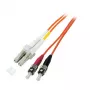 Glasvezelkabel EFB Elektronik O0321.10 10 m LC ST oranje