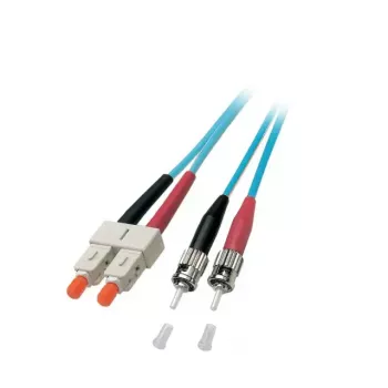 Glasvezelkabel EFB Elektronik O7353.10 10 m SC ST turquoise
