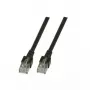 Netwerkkabel EFB Elektronik Cat5e RJ-45 10m zwart
