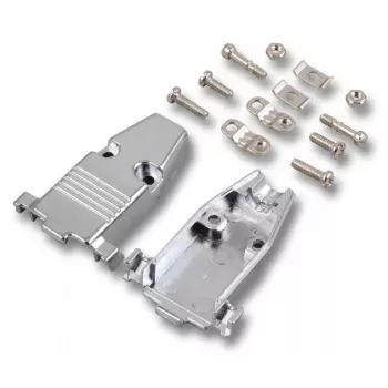 EFB Elektronik E-GP15G Volmetalen D-Sub-kap met trekontlasting, 15-polig