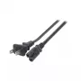 Stroomkabel EFB Elektronik EK496.1,8 zwart 1,8 m