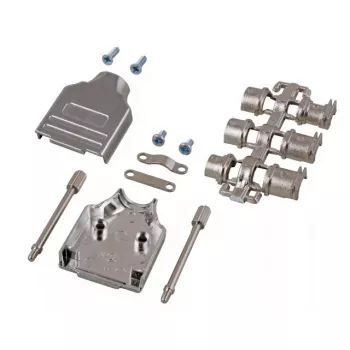 EFB Elektronik E-MHDM 37-K Volmetalen D-Sub-kap, 180°, 37-polig