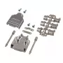 EFB Elektronik E-MHDM 37-K Volmetalen D-Sub-kap, 180°, 37-polig