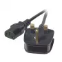 EFB Elektronik EK500.5 Netsnoer, UK BS 1363A naar C13, 5 m, zwart