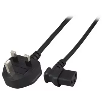 Netkabel EFB Elektronik EK460.1,8 zwart 3 m BS 1363/A C13-koppeling