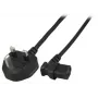 Netkabel EFB Elektronik EK460.1,8 zwart 3 m BS 1363/A C13-koppeling