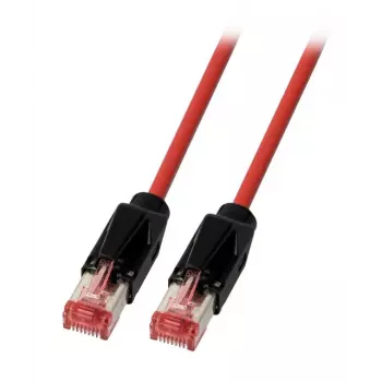 Netwerkkabel EFB Elektronik K8048PUI3 RJ-45 Cat6a 3m zwart rood