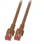 EFB Elektronik K5517.0,15 RJ-45 Cat6 S/FTP patchkabel, 0,15 m, bruin