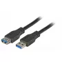 USB-kabel EFB Elektronik K5237.1 USB 3.2 Gen 1 1 m zwart