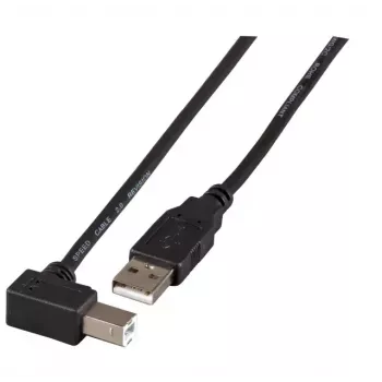 USB-kabel EFB Elektronik K5260SW.1,8 1,8m USB A USB B zwart
