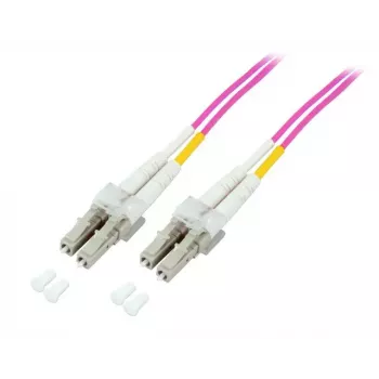 Glasvezelkabel EFB Elektronik O0319.50 50 m LC roze