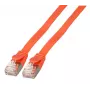 Netwerkkabel EFB Elektronik K5545RT.1 RJ-45 Cat6a 1 m rood