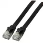 Netwerkkabel EFB Elektronik K5545SW.1 RJ-45 Cat6a 1 m zwart