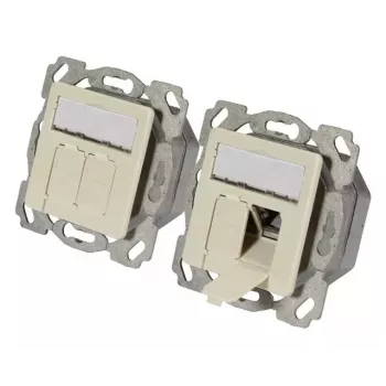 Stopcontact 2 x RJ-45 EFB Elektronik ET-25130.1V1