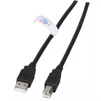 USB-kabel EFB Elektronik K5203.1,8 1,8 m USB A USB B zwart