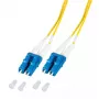 Glasvezelkabel EFB Elektronik O0350.3-1.2 3 m 2x LC geel