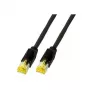 Netwerkkabel EFB Elektronik K3130.2 RJ-45 Cat6a 2 m zwart