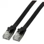 Netwerkkabel EFB Elektronik K5547SW.0,25 RJ-45 Cat6a 0,25 m zwart