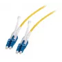 Glasvezelkabel EFB Elektronik DJP-LCLCOS2-UNI-2, 2 m, G.657.A1, LC–LC, geel