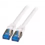 Netwerkkabel EFB Elektronik K5525FWS.10 RJ-45 Cat6a 10 m wit