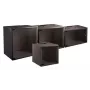 Wandmontage-rack EFB Elektronik WGB-1909TS.60 9U, max. draagvermogen 80 kg, zwart