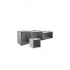 Wandmontage-rack EFB Elektronik WGB-1912GR.60 12U, grijs, max. draagvermogen 80 kg
