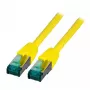 Netwerkkabel EFB Elektronik MK6001.25Y RJ-45 Cat6a 25 m geel