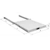 Rackbodem EFB Elektronik 19 inch 1HE uitschuifbare bodems maximale belasting 30 kg