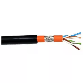 Netwerkkabel EFB Elektronik 99733.50-CPR Cat.7 S/FTP (S-STP) zwart 50 m