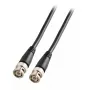 Coaxkabel EFB Elektronik K8360.2V2 RG-59, 2 m, BNC–BNC, zwart