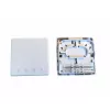 Netwerk-aansluitbox EFB Elektronik FTTH-BOX-IN-6, kunststof behuizing, 80×80×28 mm, wit