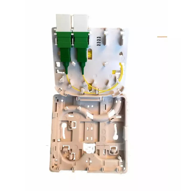 Netwerk-aansluitbox EFB Elektronik FTTH-BOX-IN-6, kunststof behuizing, 80×80×28 mm, wit