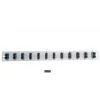 Patchpanel-accessoire EFB Elektronik SB-FP-12SC-D-V-OS2 — 1HE rackmontage, 432×13×43,5 mm, grijs