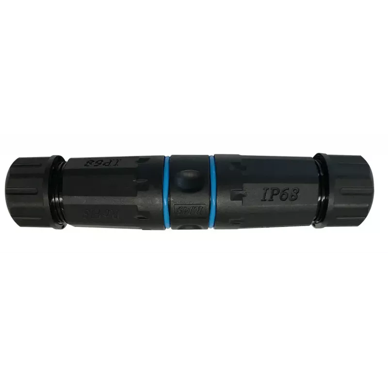 RJ45 Cat.6 IP68-adapter EFB Elektronik model IP68DFKRJ45WP – waterdichte ethernetstekker