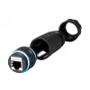 RJ45 Cat.6 IP68-adapter EFB Elektronik model IP68DFKRJ45WP – waterdichte ethernetstekker