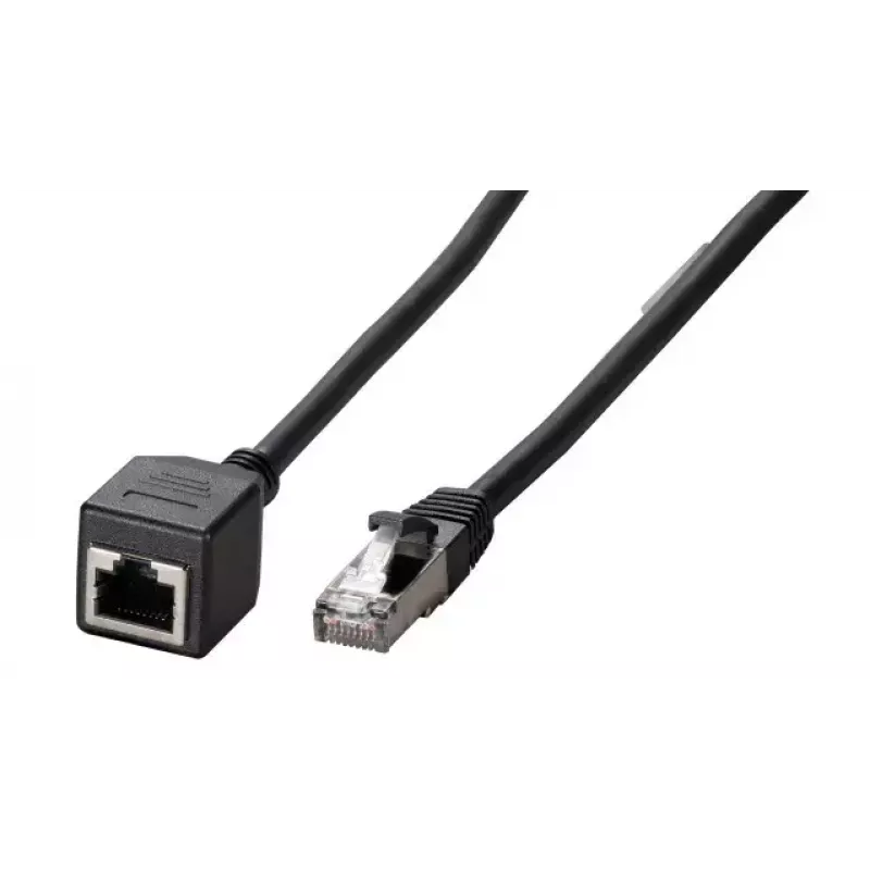 Netwerkkabel EFB Elektronik K5546SW.5 RJ-45 Cat6a 5 m zwart