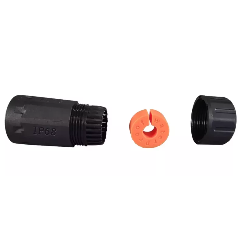 EFB Elektronik IP68DFKRJ456AWP kabelverbinder 2x RJ-45 zwart