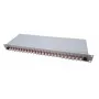 EFB Elektronik B65901.6OM4 Breakout-box, 6x LC Duplex OM4-koppelingen, gedeeltelijk bestukt, grijs