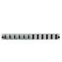 Patchpanel-accessoire EFB Elektronik SB-FP-6SC-D-V-OM4 — rackmontage 1U, 432×13×43,5 mm, grijs