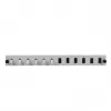 EFB Elektronik SB-FP-6SC-S-OM3 12-poorts frontpaneel met 6 LC Duplex-koppelingen OM3, grijs, 1U