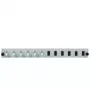 EFB Elektronik SB-FP-6SC-S-OM3 12-poorts frontplaat met 6 LC duplex-koppelingen OM3, grijs, 1U