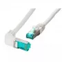 Netwerkkabel EFB Elektronik MK6001W.1G RJ-45 Cat6a 1 m grijs