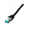 Netwerkkabel EFB Elektronik MK6001W.0,5B 0,5 m Cat6a S/FTP zwart