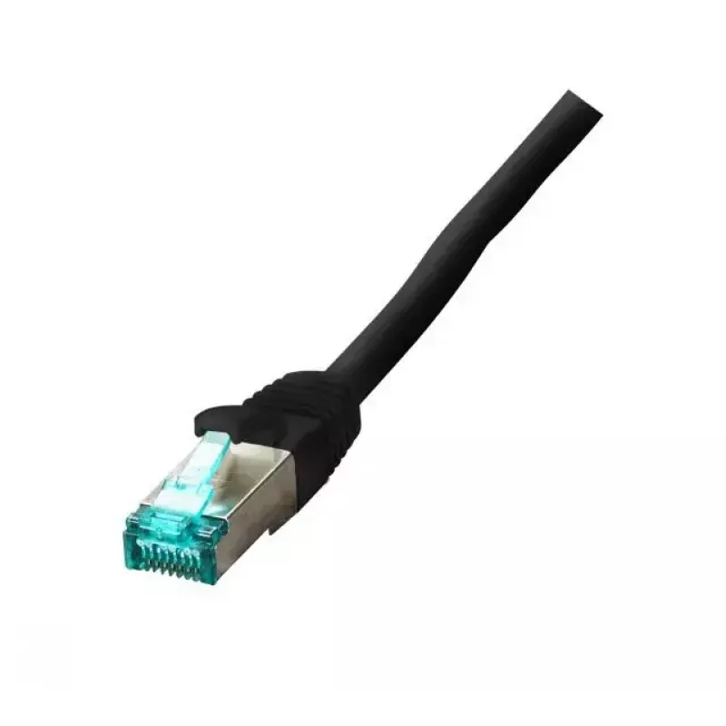 Netwerkkabel EFB Elektronik MK6001W.0,5B 0,5 m Cat6a S/FTP zwart