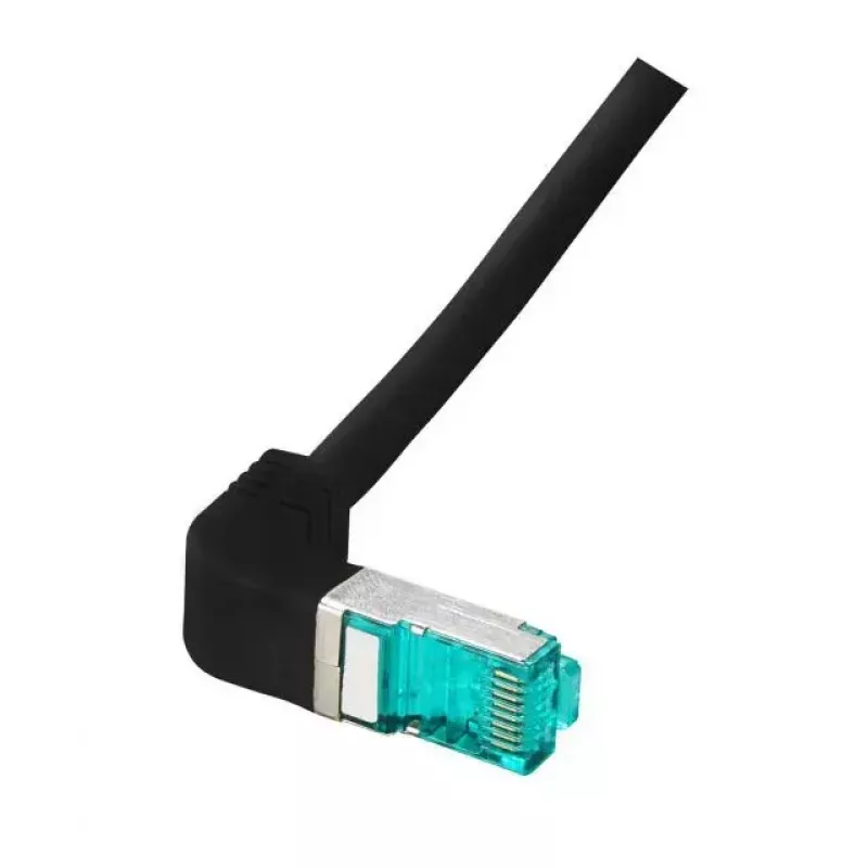 Netwerkkabel EFB Elektronik MK6001W.0,5B 0,5 m Cat6a S/FTP zwart