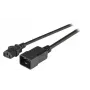 Stroomsnoer EFB Elektronik EK531.3V2, 3 m, C20-koppeling naar C13-koppeling, 250 V, 10 A, zwart