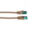 EFB Elektronik MK6001.10BR Netwerkkabel bruin 10 m Cat6a S/FTP