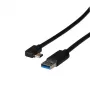 USB-A-naar-USB-C-kabel EFB Elektronik EBUSBC-USBC5GAK.1 — 1 m, USB 3.2 Gen 1 (5 Gbit/s), zwart